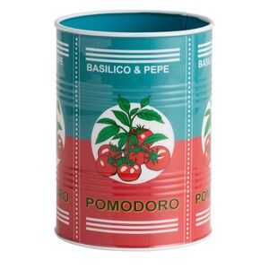 Set of 2 🍅NWT Metal Tomato & Pepper Passata Can Utensil Holders